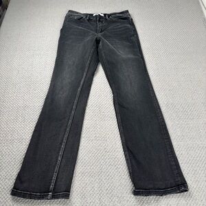 Flying Monkey Women's Dark Gray Straight Leg Jeans